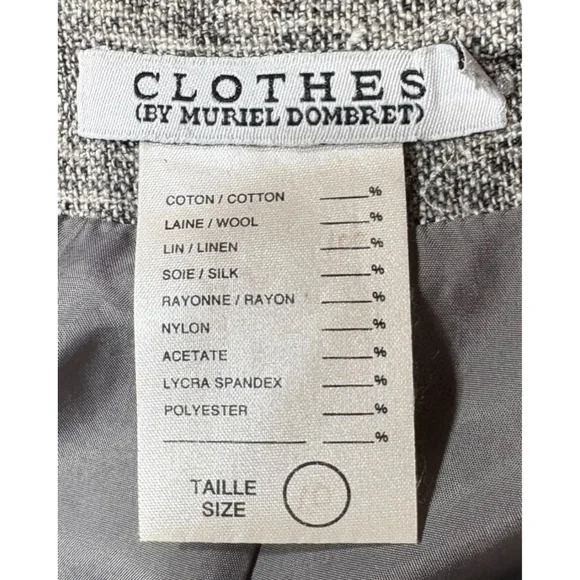 Canadian Designer 100% Linen Skirt, 10, Slow Fashion Minimalist Ruffle - Picture 16 of 16